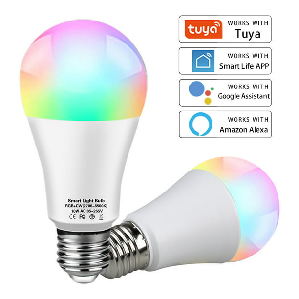 RM52 WIFI Smart Light Bulb Wireless Dimmable Voice Control RGB LED Lamp Bright